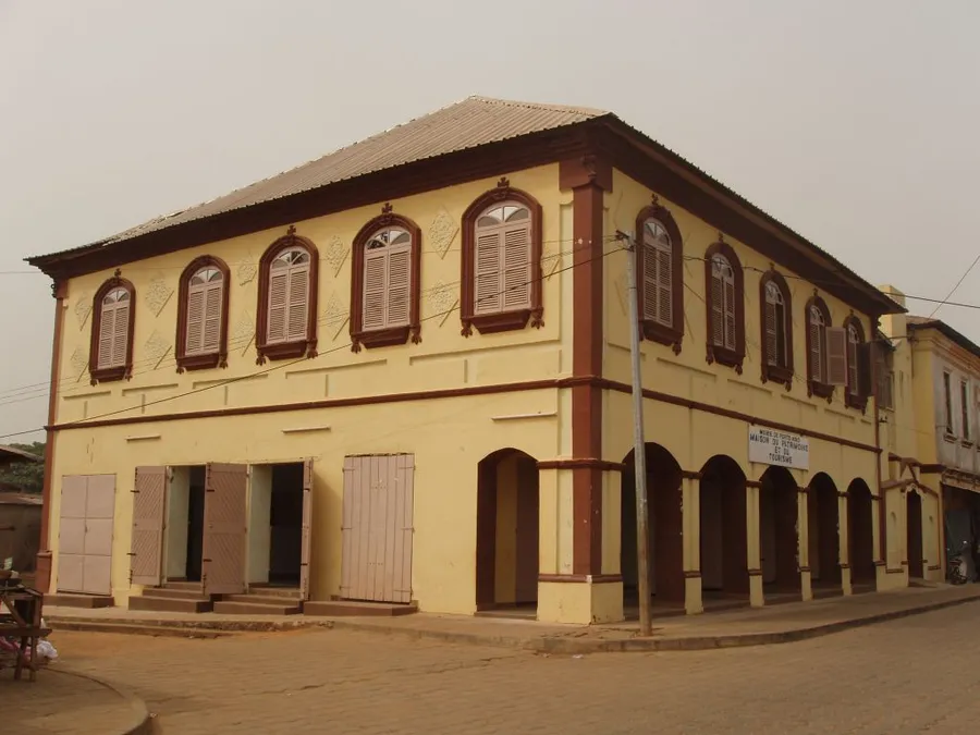 Afro-Brazilian Agouda houses in Porto-Novo